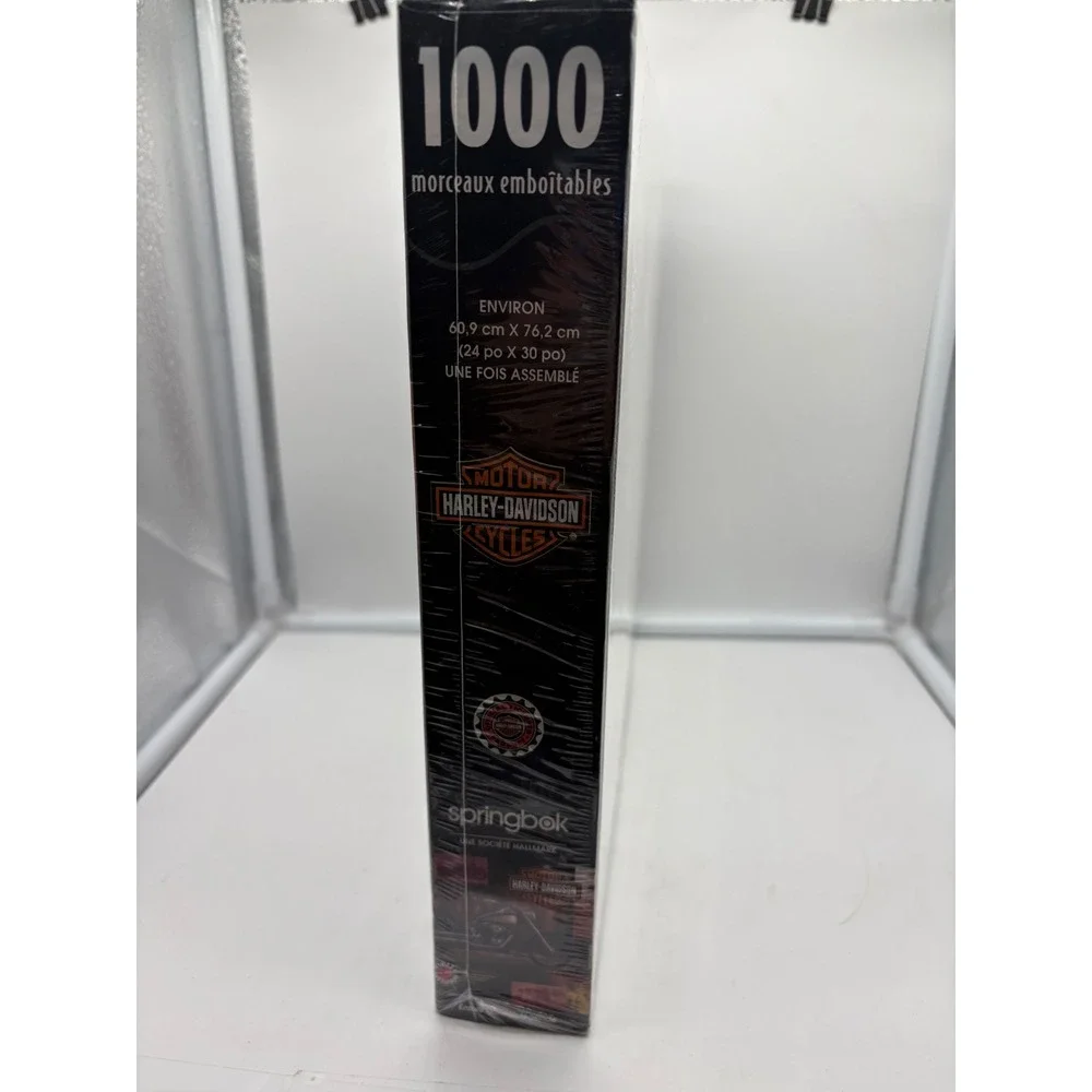 Vintage Harley-Davidson Springbok 1000 Piece Jigsaw Puzzle Sealed Collage 2001